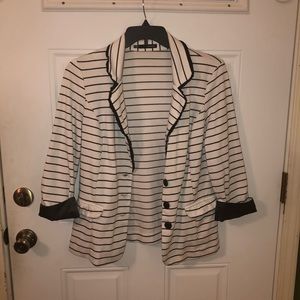 Black and White Blazer